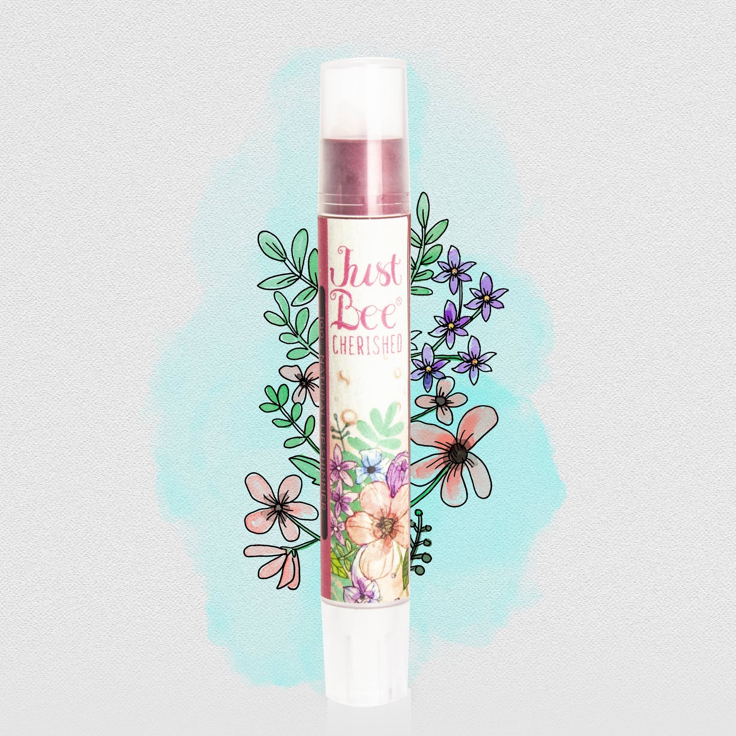 Just Bee Dark Collection Lip Shimmers in Compelling, Elegant &amp; Cherished. Organic, cruelty-free, mineral-based beauty with nourishing beeswax &amp; botanicals.