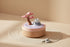 Cherry tree plant humidifier with cool mist and 7-color night light. Quiet 320ml desktop humidifier for houseplants, bedrooms, and desks.