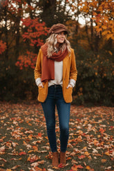 Add vintage charm with our Corduroy Cabbie Hat, featuring a curved brim, button accent, and elastic stretch back. Available in seven versatile colors.