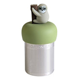 Cute Sloth Tea Steeper with silicone cap and fine mesh. Perfect for hot or iced tea, reusable, giftable, and designed with heart.