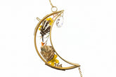 Celestial and delicate, the Golden Moon Floral Suncatcher captures the quiet magic of sunlight and nature in one luminous piece. 
