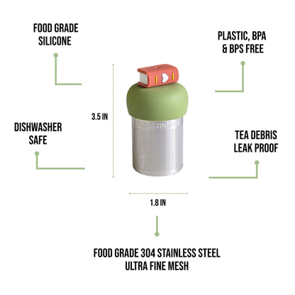 Brown Heart Book Tea Steeper makes loose leaf tea easy in any mug. Reusable, dishwasher safe, eco-friendly. A charming gift for tea and book lovers.