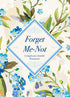Forget-me-not flower seed packets with classic floral design. Easy-to-grow biennial blooms for memorials, favors, and meaningful garden reminders