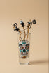 Beaded Day of the Dead Flowers- Each flower is individually handcrafted using an intricate combination of glass beads, wirework, skull accent.
