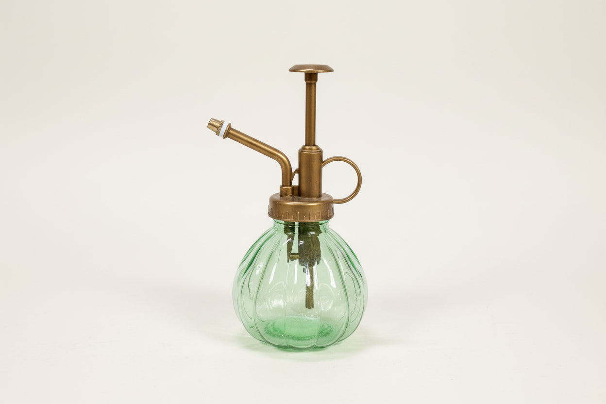Elevate plant care with jewel-colored glass misters. Ultra-fine misting for houseplants, aroids, orchids, terrariums, and tropicals.