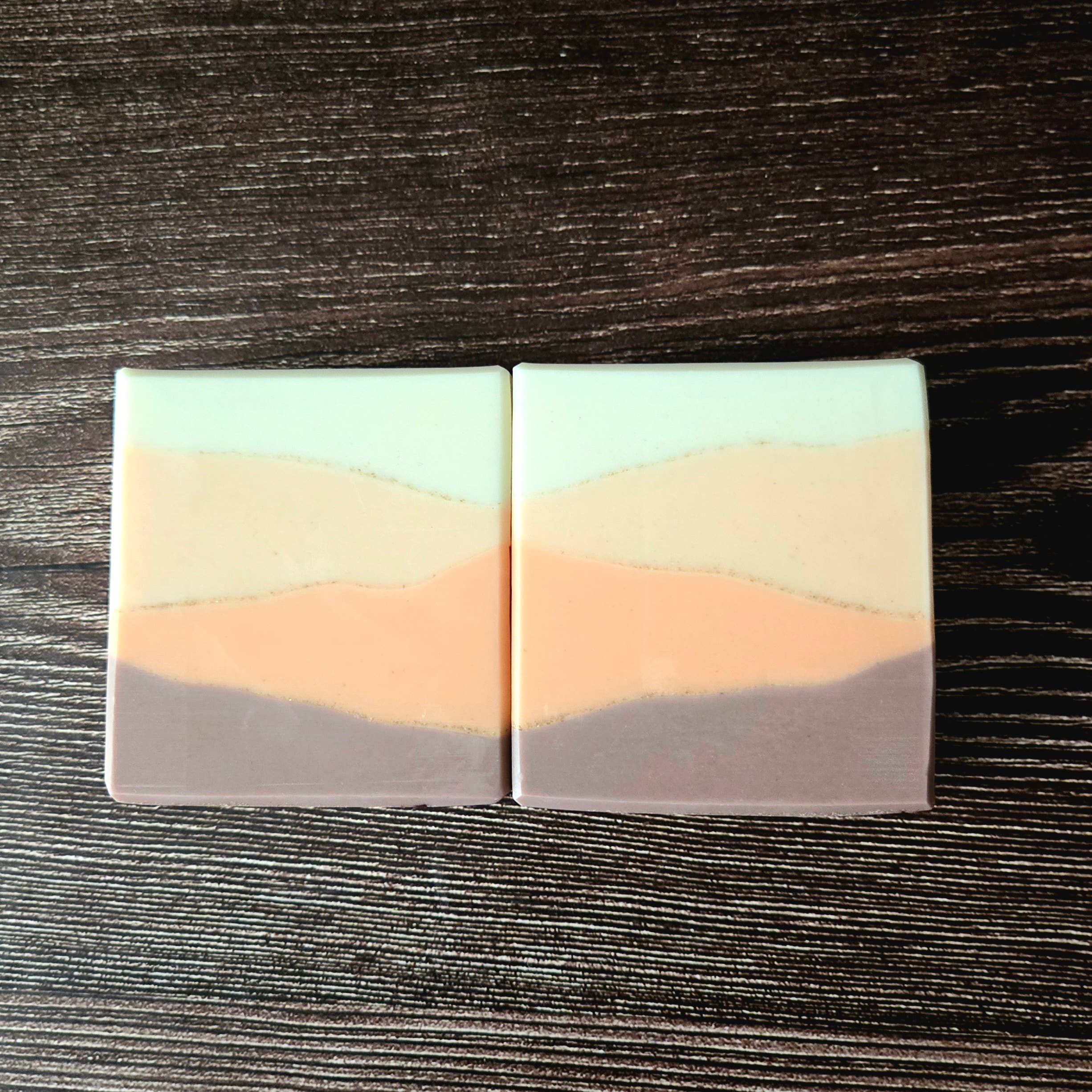 Bourbon Pumpkin Spice Soap—shea butter, oatmeal, pumpkin spice, vanilla and bourbon. Hydrating, handcrafted, and detergent-free for all skin types.