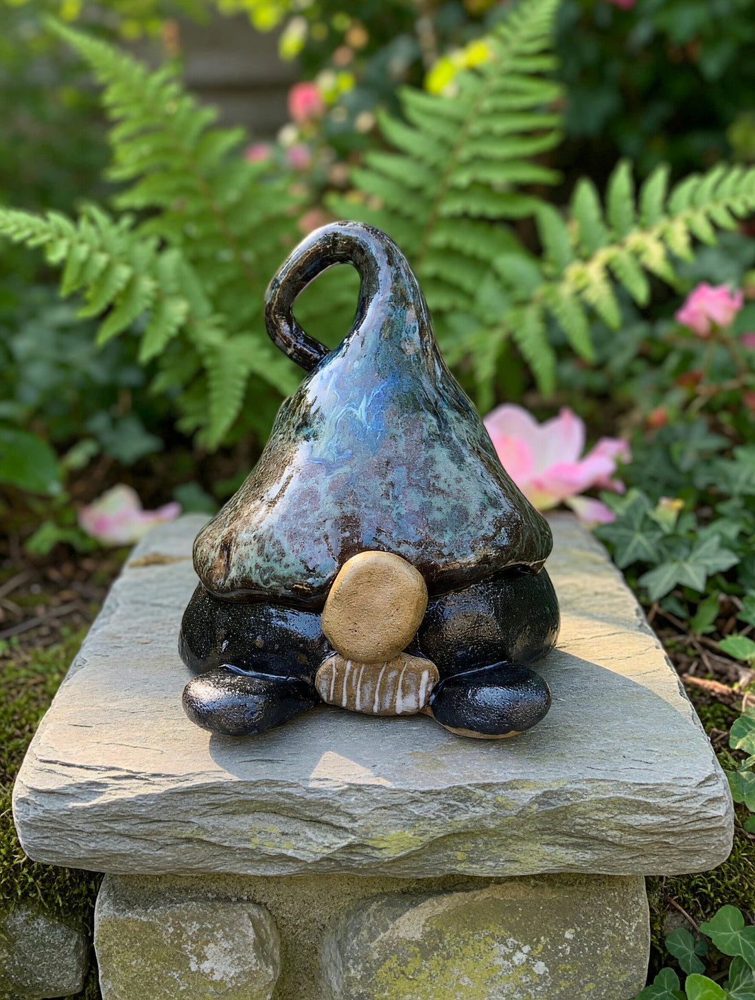 Handmade Shimmery Gnome by Kim&