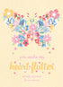 Bird & butterfly wildflower seed packets with A1 envelopes. Pollinator-friendly mix attracts bees, birds, and butterflies — a perfect giftable garden favor.