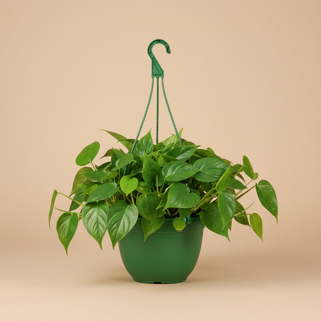 The Heartleaf Philodendron is a versatile, trailing houseplant with lush, heart-shaped leaves. Thriving in various light conditions, it&