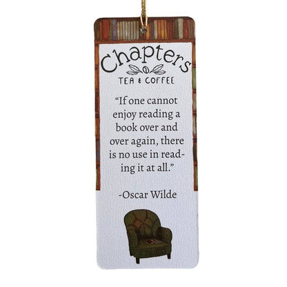 Hand-illustrated &quot;Cozy Hobbit Nook&quot; bookmark on premium textured paper. A perfect literary escape for fantasy lovers and cozy reading moments