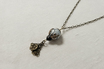 Steampunk pendants with gears, chains, tags, beads, and airship-inspired designs. Handcrafted, unique mixed-media necklaces perfect for cosplay, gifting, and fans of steampunk