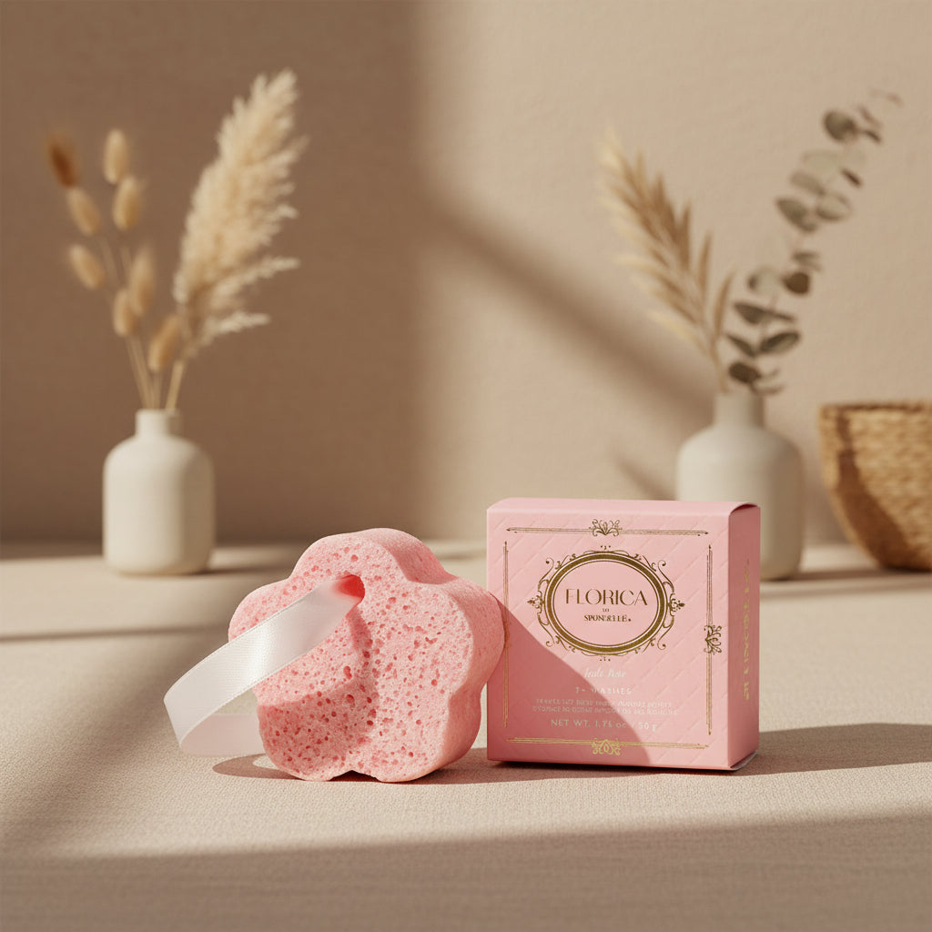 Spongellé Body Wash Infused Buffer cleanses, exfoliates, and softens skin in one luxurious sponge. A spa-inspired self-care essential.