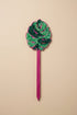 Bedazzled Monstera wooden plant stakes, hand-painted with sparkling details. Choose Monstera, Albo, Aurea or Thai Constellation for unique plant décor.