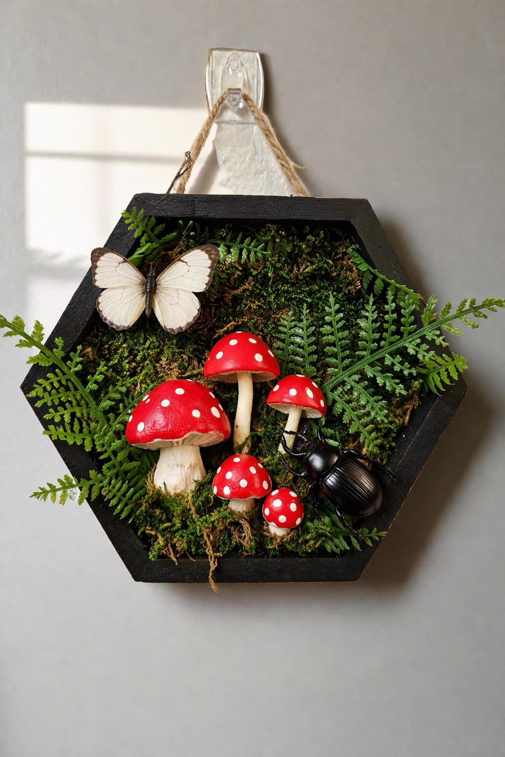 Create a moss &amp; insect shadow box with tea at Jungle Relics. A cozy 2-hour workshop with guided instruction, natural elements, and relaxing vibes. Ages 13+.