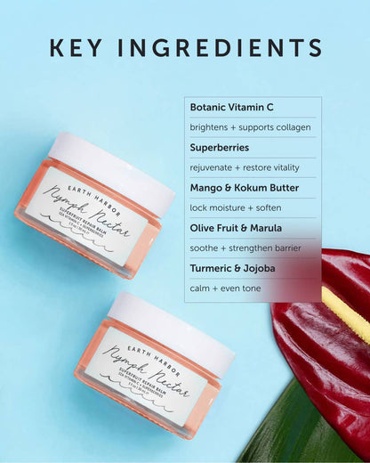 A 3-in-1 repair balm that hydrates, restores, and softens as a moisturizer, rescue treatment, or sleeping mask. Vegan, natural, and perfect for dull, dehydrated skin.