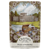 Elevate your tea ritual with our Picnic at Pemberley Jasmine Green Tea, inspired by Pride and Prejudice. This elegant blend of green tea, jasmine, and rose petals captures the romance of Austen&