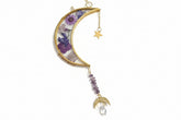 Celestial and delicate, the Golden Moon Floral Suncatcher captures the quiet magic of sunlight and nature in one luminous piece. 
