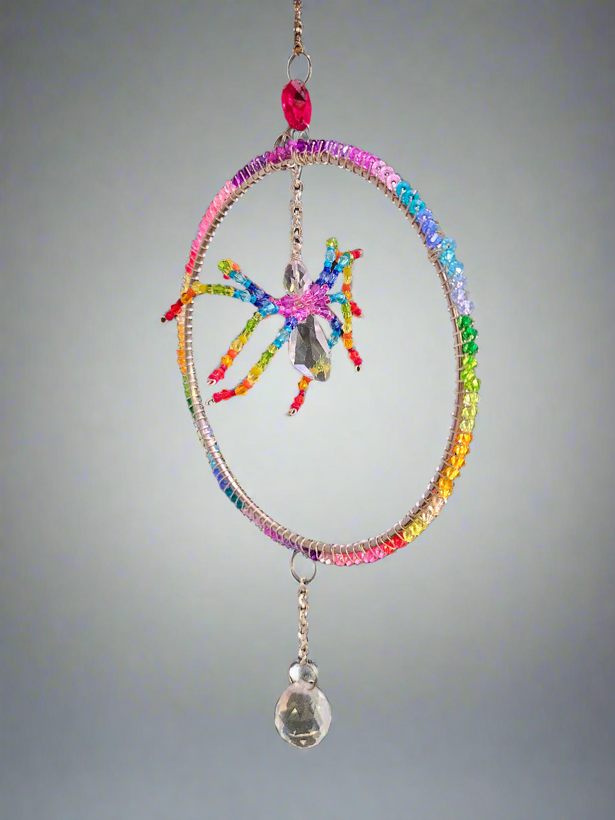 The Christmas Spider Ornament brings charm and tradition to your holiday decor. Inspired by the German legend of spiders weaving webs that Santa turned into shimmering tinsel, it symbolizes good luck and magic. Beautifully crafted, it’s a meaningful and unique addition to your tree or a thoughtful gift.