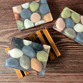 Riverbend Handcrafted Soap—vegan, plant-based bar with cedar, fir &amp; grapefruit scent. Moisturizing, detergent-free, and inspired by mountain streams.