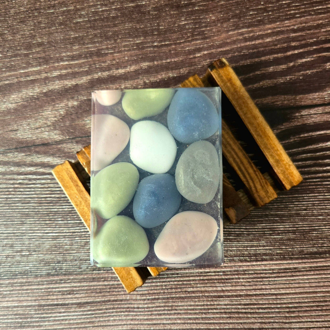 Riverbend Handcrafted Soap—vegan, plant-based bar with cedar, fir &amp;amp; grapefruit scent. Moisturizing, detergent-free, and inspired by mountain streams.