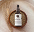 Rosemary Hair Oil with almond, coconut & vitamin E. Infused with carnosic acid to support scalp vitality & healthy-looking, shiny hair. Vegan & natural.