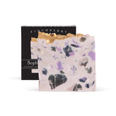 Sophia Terrazzo Soap—lavender &amp; chamomile scent for soothing, gentle cleansing. Vegan, handcrafted, and nourishing with organic oils &amp; shea butter.