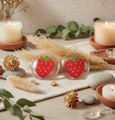 Spa gel pad collection with five reusable pads—including one lip pad, two round eye pads, and two under-eye patches