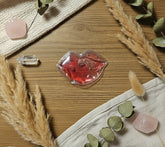 Spa gel pad collection with five reusable pads—including one lip pad, two round eye pads, and two under-eye patches