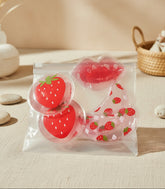 Spa gel pad collection with five reusable pads—including one lip pad, two round eye pads, and two under-eye patches