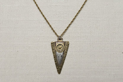 Steampunk pendants with gears, chains, tags, beads, and airship-inspired designs. Handcrafted, unique mixed-media necklaces perfect for cosplay, gifting, and fans of steampunk