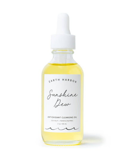 This antioxidant oil cleanser melts away makeup, SPF &amp; pollution while nourishing skin with sea kelp &amp; papaya enzymes. Rinses clean, no greasy residue.