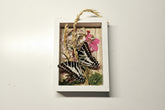 Nature shadow boxes featuring preserved flowers, moss, reeds, butterflies, and insects in 3.5"–5" standing frames. One-of-a-kind botanical curiosity decor. 