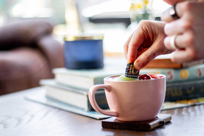 Open Your Mind — Grow Your Mind Tea Steeper: universal, leak-proof, reusable loose-leaf infuser with ultra-fine mesh. Perfect for hot or cold brew. Supports special education.
