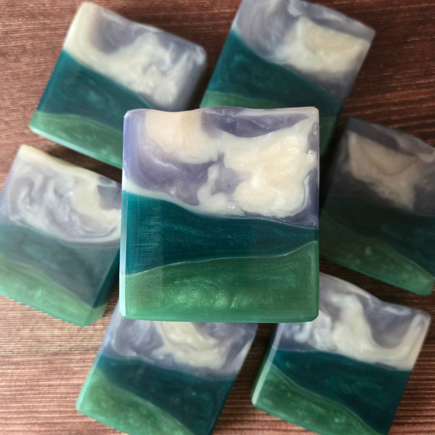 Valley Storm Soap—juniper, cranberry, pine &amp;amp; cedarwood. A fresh, wintry handcrafted bar with extra glycerin for hydrating, detergent-free cleansing.