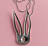 The Salvaged Silver Bunny Pendant is a handcrafted, one-of-a-kind piece made from recycled vintage silverware. Designed by artisan KStonely, it blends whimsical Easter charm with sustainable craftsmanship. Lightweight and unique, it’s perfect for everyday wear or special occasions. A timeless, upcycled treasure that celebrates history and artistry. 