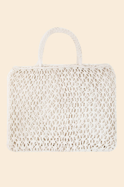Braided Square Tote Bag