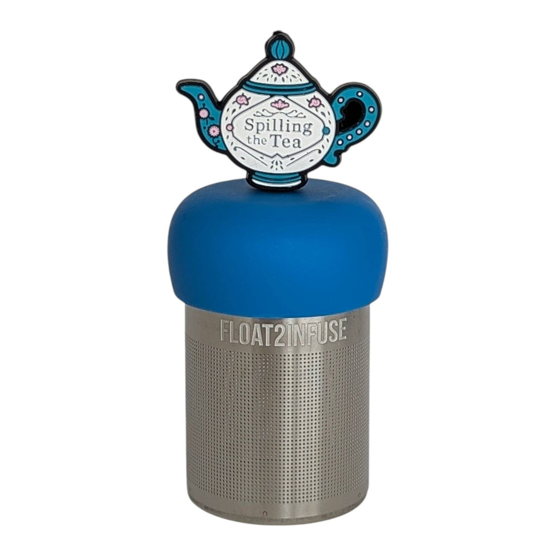 Spill the Tea Blue Steeper and Tea Infuser