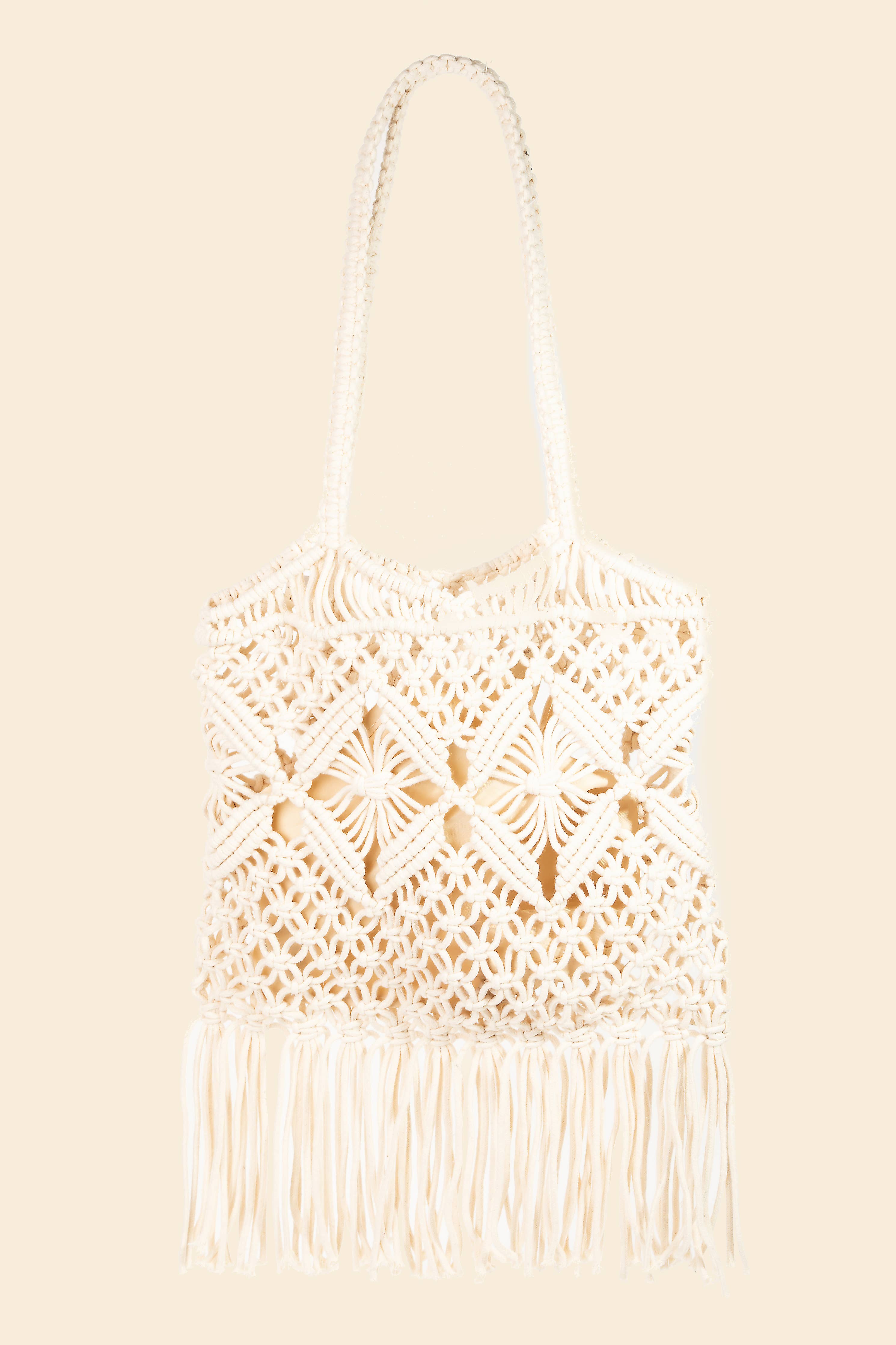 Intricate Woven Boho Handbag