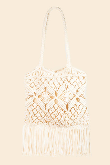 Intricate Woven Boho Handbag