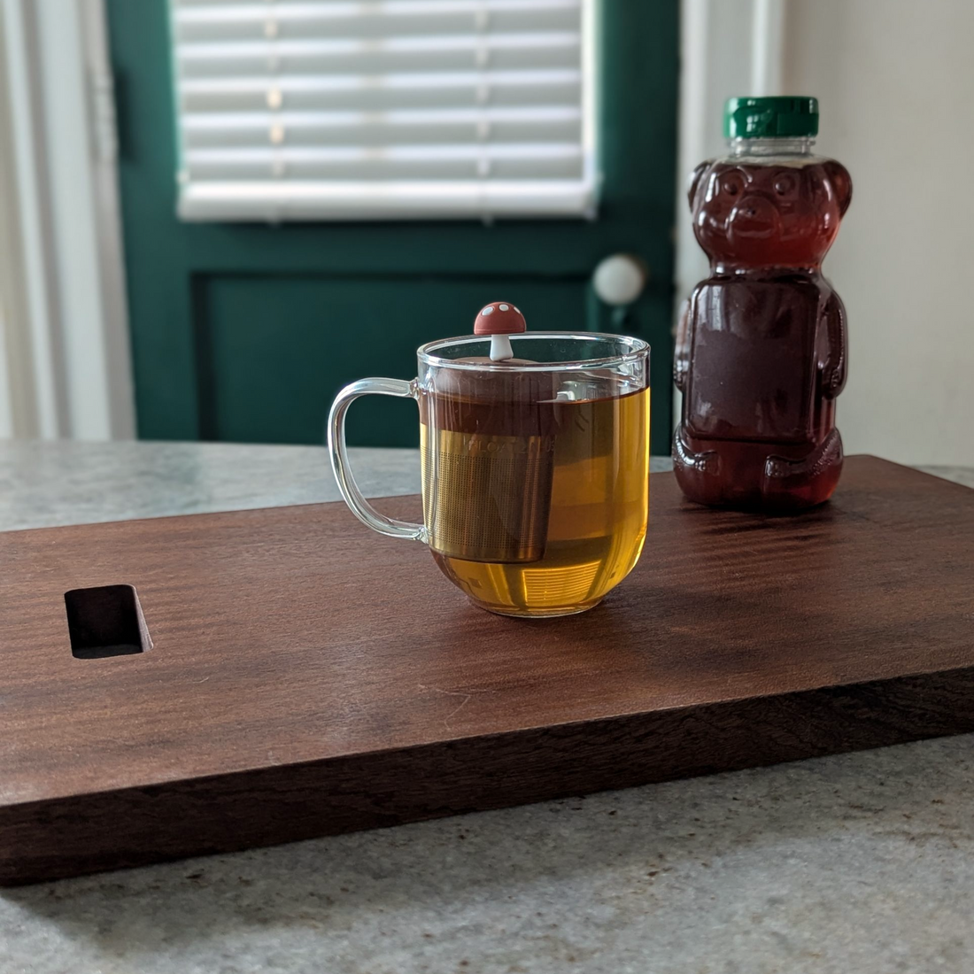 Brew loose-leaf tea with woodland charm using our Mushroom Tea Steeper. Reusable, portable, and dishwasher-safe for cozy hot or iced tea anytime.
