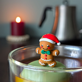 Brew loose-leaf tea with woodland charm using our Gingerbread Man Tea Steeper. Reusable, portable, and dishwasher-safe for cozy hot or iced tea anytime.