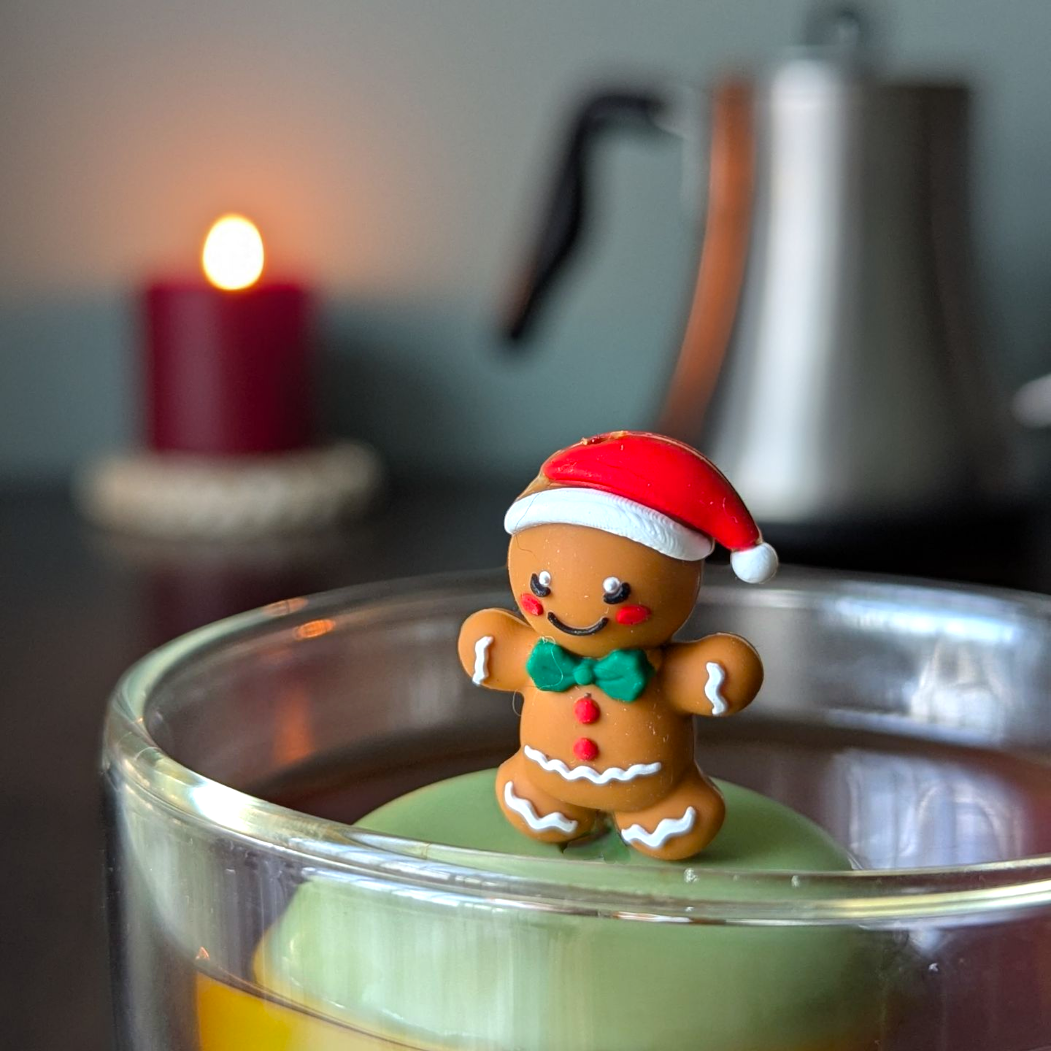 Brew loose-leaf tea with woodland charm using our Gingerbread Man Tea Steeper. Reusable, portable, and dishwasher-safe for cozy hot or iced tea anytime.