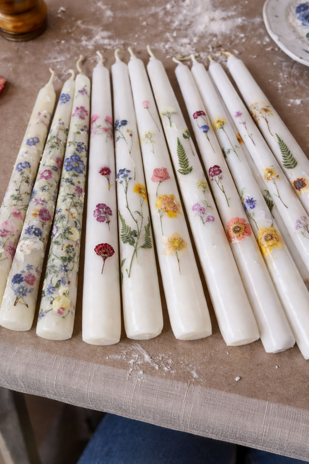 Flower Taper Candle Workshop (Set of 2)